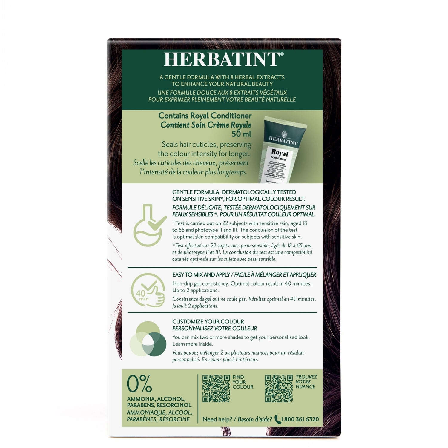 Herbatint Permanent Hair Color Gel 4M Mahogany Chestnut 170 mL - A.Vogel Canada