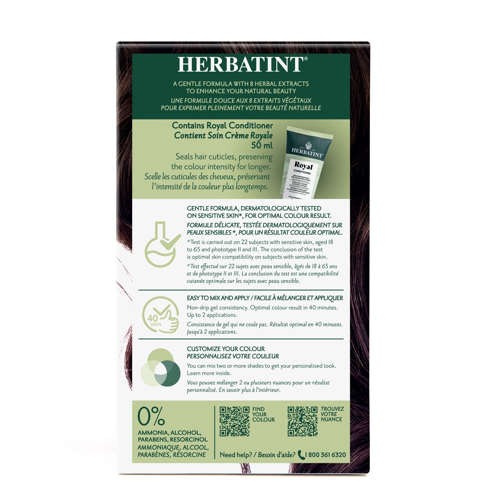 Herbatint Permanent Hair Color Gel 4M Mahogany Chestnut 170 mL - A.Vogel Canada