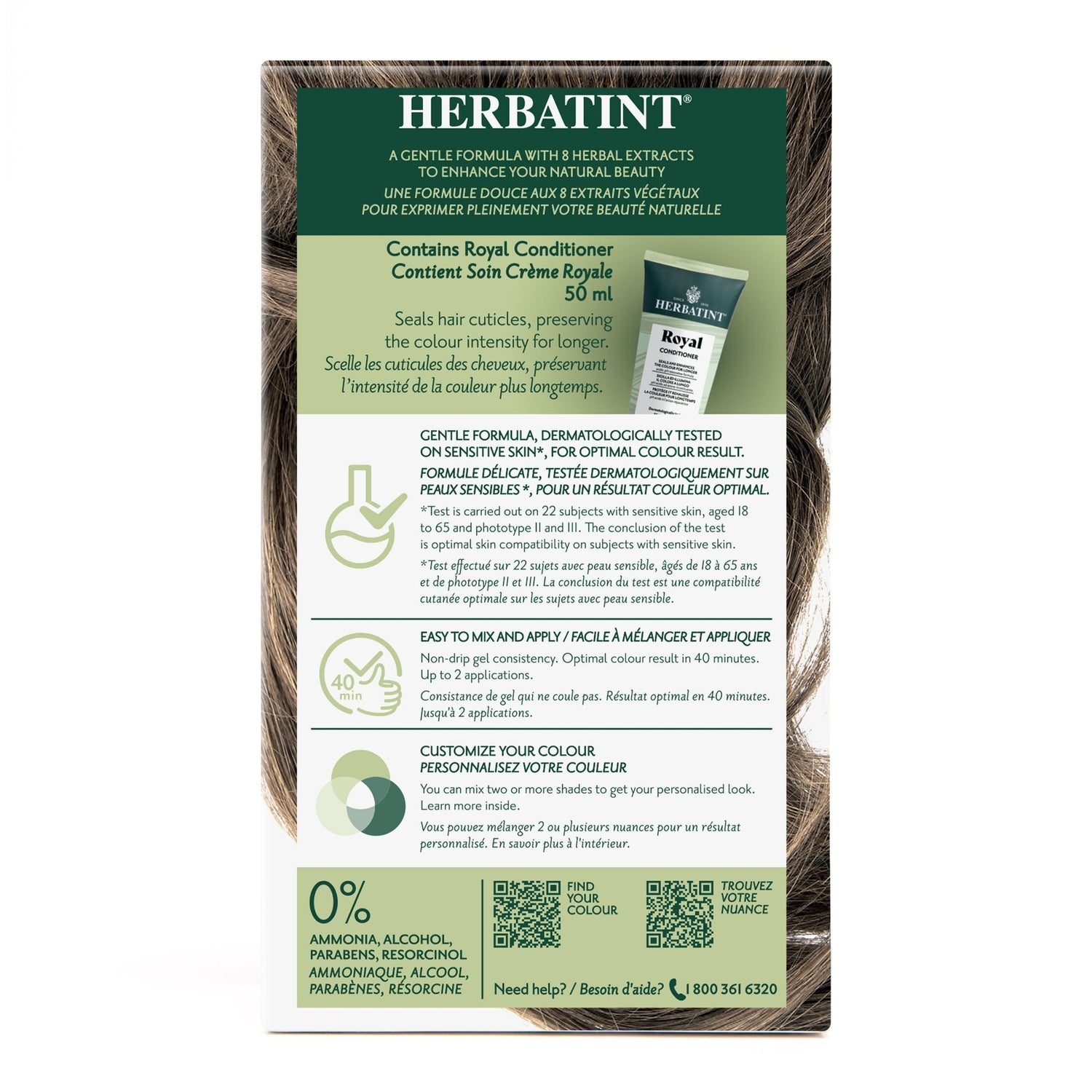 Herbatint Permanent Hair Color Gel 6N Dark Blonde 170 mL - A.Vogel Canada