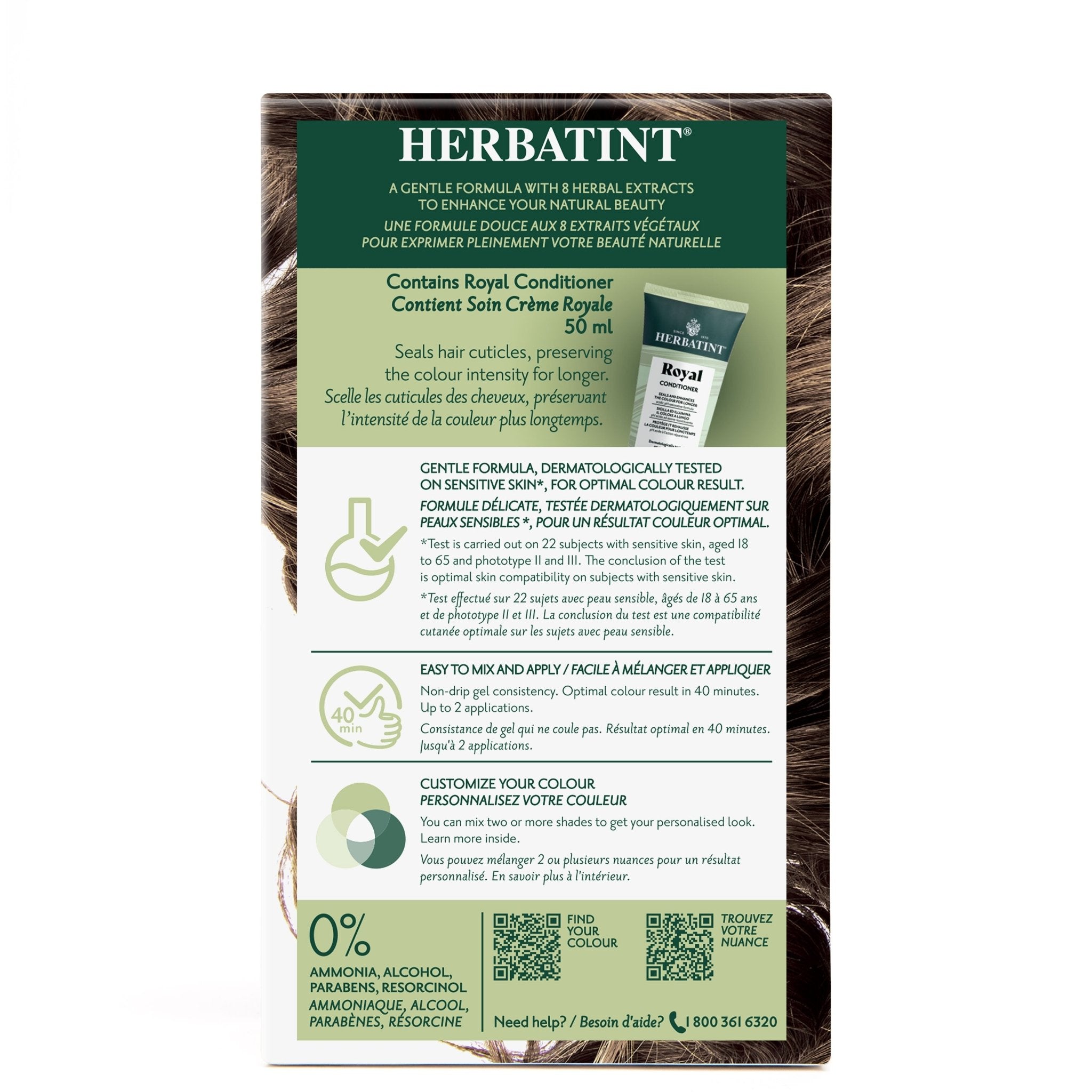 Herbatint Permanent Hair Color Gel 7D Golden Blonde 170 mL - A.Vogel Canada