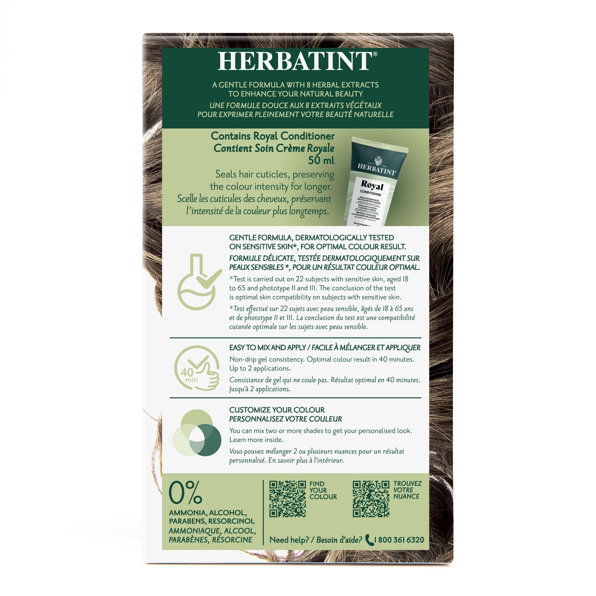 Herbatint Permanent Hair Color Gel 7N Blonde 170 mL - A.Vogel Canada
