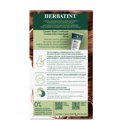 Herbatint Permanent Hair Color Gel 7R Copper Blonde 170 mL - A.Vogel Canada