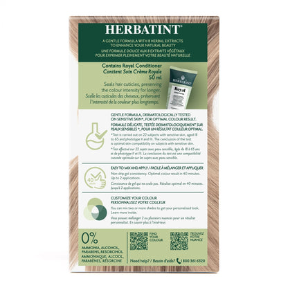 Herbatint Permanent Hair Color Gel 8N Light Blonde 170 mL - A.Vogel Canada